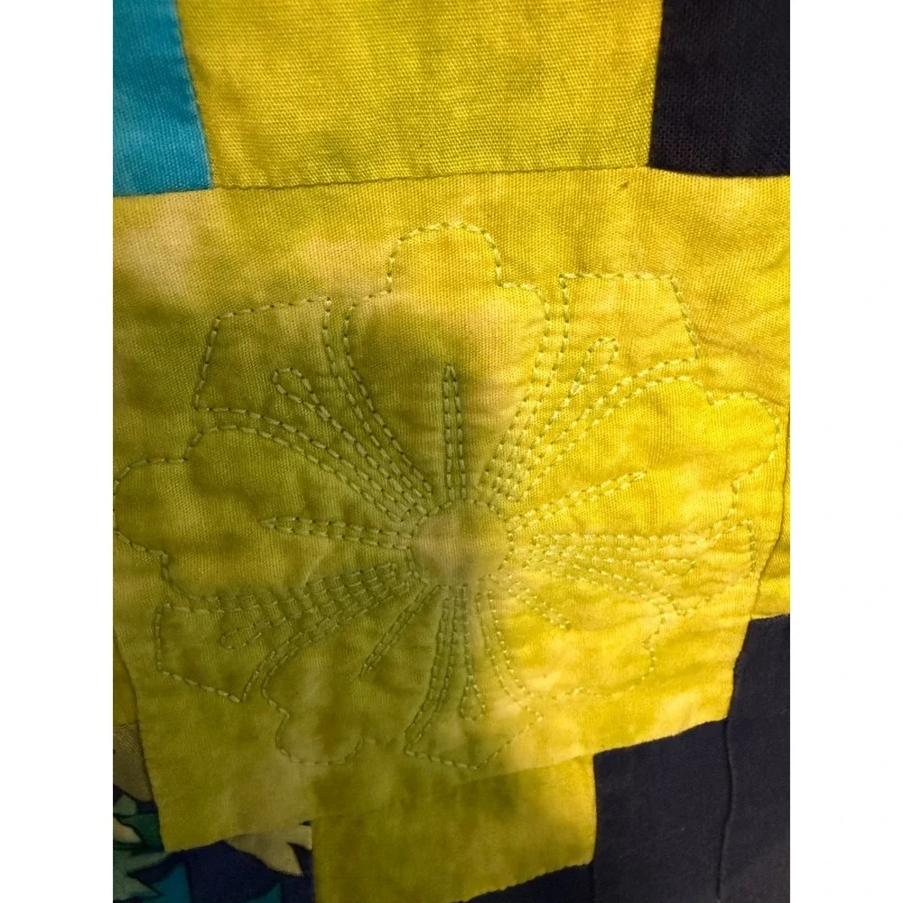 Vintage Handmade Patchwork Quilt~45